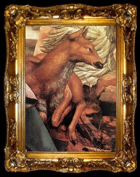 framed  Matthias Grunewald Sts Paul and Anthony in the Desert, ta009-2